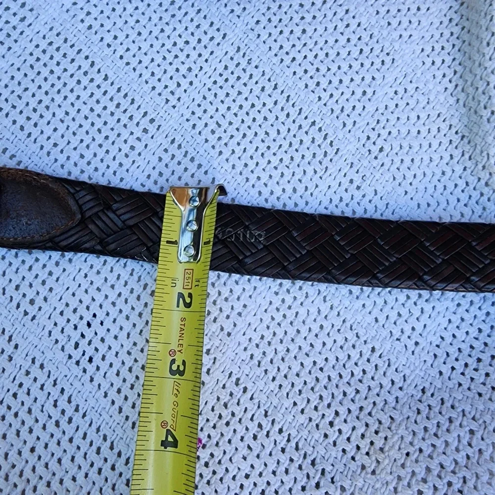 Brighton Onyx‎ Woven leather belt 40